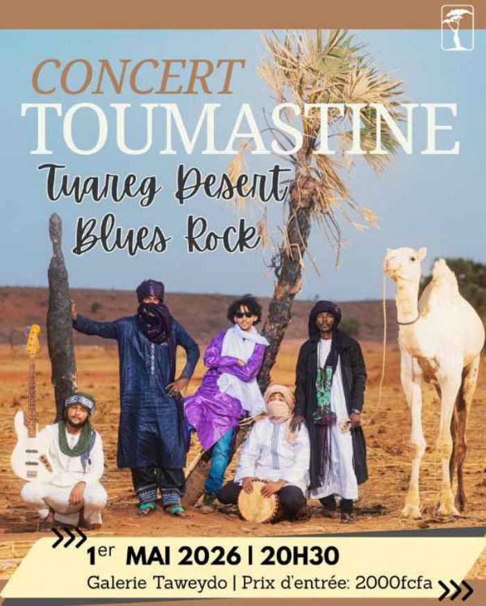 Toumastine en concert le 1er mai à la Galerie Tawevdo | 20H30