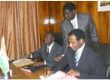 Signature de l'accord de don de la Banque Mondiale pour le Projet d'Appui à l'Education de Base (PAEB) : environ 4 milliards de FCFA d'appui à l'Education de Base