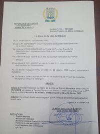 Djibouti-ville : Le préfet annule et remplace une décision du maire - La Voix de Djibouti