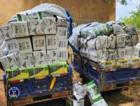 Lutte contre le trafic illicite : La Police Nationale saisit une importante quantité de pesticides et d’engrais d’une valeur de 11.000.000 FCFA à Pô