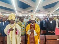 Ordination épiscopale:Mgr Arnaud Martial Kouamé Aguia installé en présence du Premier ministre Beugré Mambé