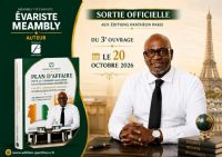 Côte d’Ivoire-02 juillet 2026-lepays225.net-Évariste Méambly signe un 3ème ouvrage de référence : L’intellectuel ivoirien poursuit son ascension entre excellence académique et réflexion sur le développement africain